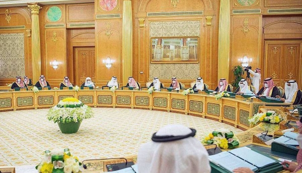 Custodian of the Two Holy Mosques King Salman chaired the Cabinet's session at Al-Yamamah Palace here Tuesday.