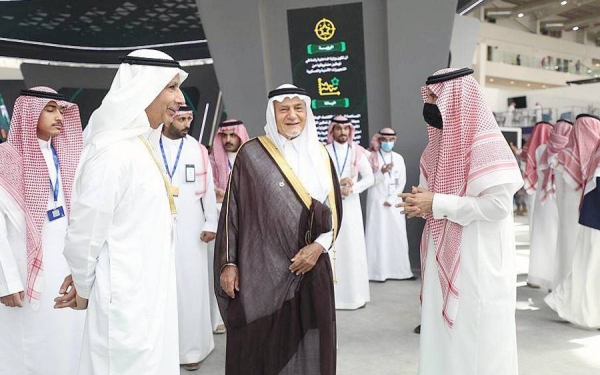 Prince Turki Al-Faisal, chairman of the Board of Directors of King Faisal Center for Research and Islamic Studies, visited here the Ministry of Interior’s pavilion at the World Defense Show, in Riyadh.