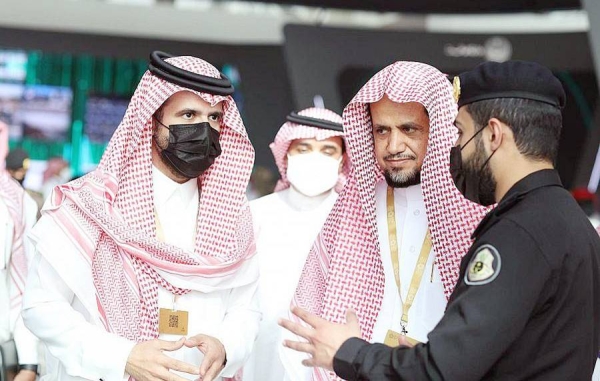 Attorney General Sheikh Saud Bin Abdullah Al-Mujib, has visited here the Ministry of Interior’s pavilion at the World Defense Show.