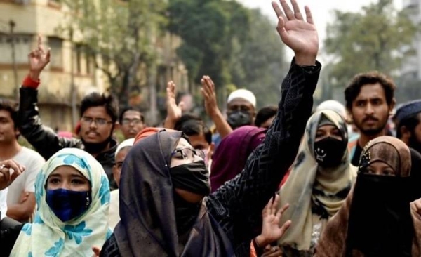 The hijab ban had sparked protests across the country.