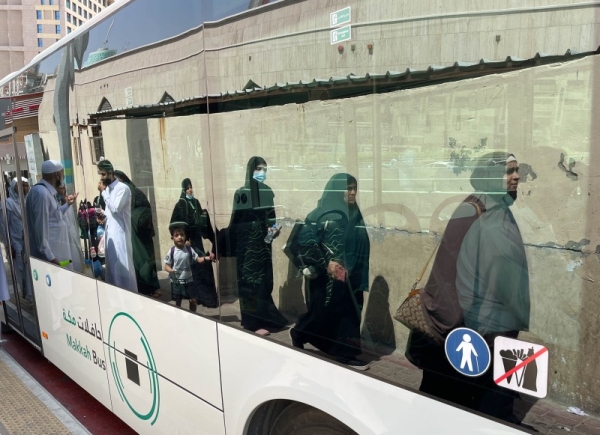 Free trial run of second phase of Makkah Bus Project begins