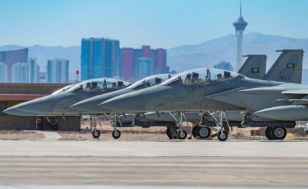 Maneuvers of the Red Flag Exercise 2022 continued at Nellis Air Force Base in USA, with the participation of the Royal Saudi Air Force and several friendly air forces, in addition to the US Air Force.
