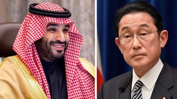 Crown Prince affirms Saudi Arabia's keenness on oil markets stability in phone call with Japan’s PM