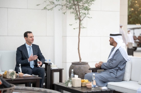 Syria's President visits UAE, first trip to Arab state since war began