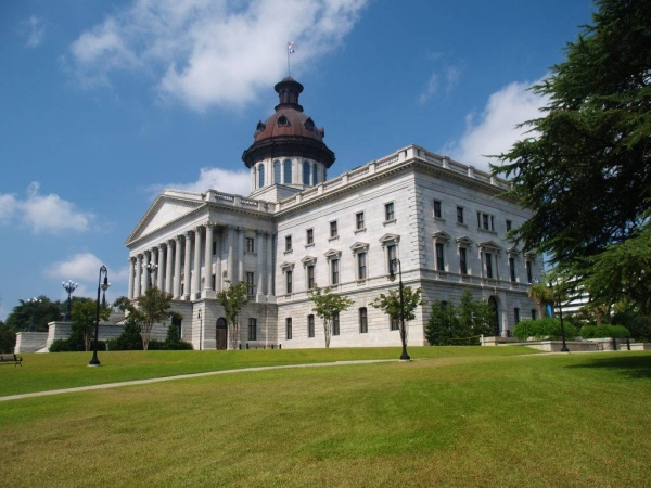 South Carolina State Capitol building, in Columbia, viewed from the southeast.