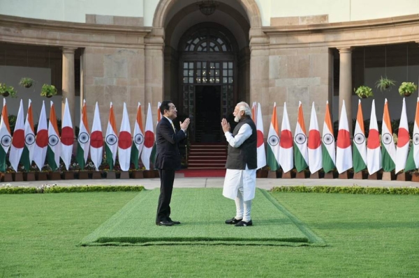 Japanese Prime Minister Fumio Kishida on Saturday announced a 5 trillion yen ($42 billion) investment in India over the next five years after holding wide-ranging discussions with Indian Prime Minister Narendra Modi Saturday.