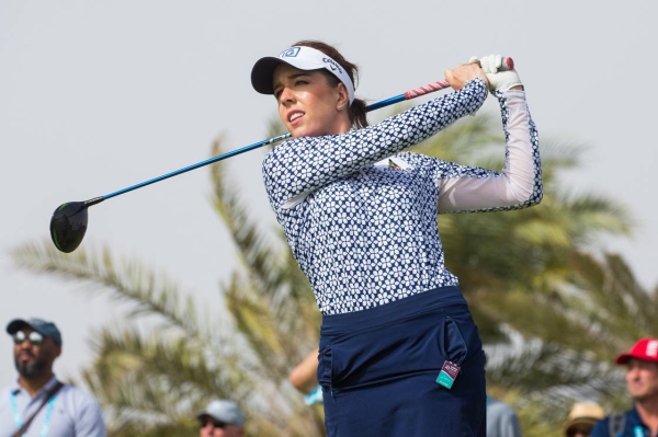 Georgia Hall of England during the third round of Aramco Saudi Ladies International