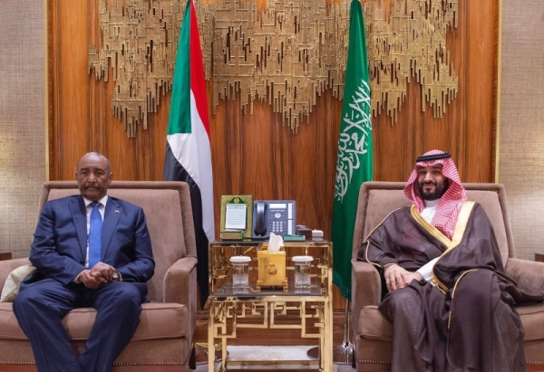 Crown Prince Muhammad Bin Salman, deputy prime minister and minister of defense, met here Monday with Lt. Gen. Abdel Fattah Al-Burhan, chairman of the Transitional Sovereignty Council of the Republic of Sudan.