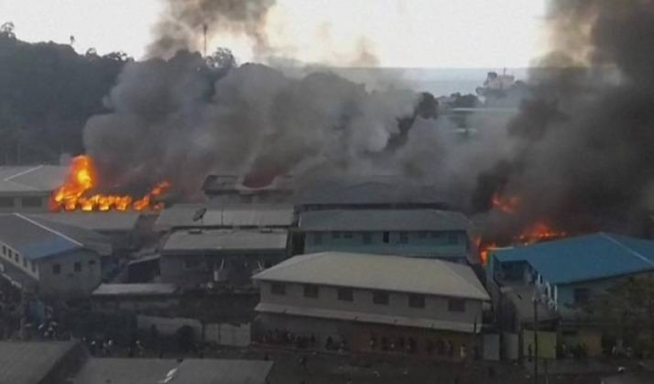 Last year, Solomon Islands government buildings and businesses were set ablaze amid unrest.