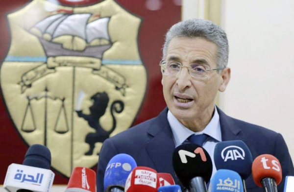 File photo of Tunisian Interior Minister Taoufik Charfeddine.