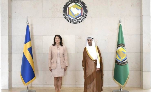 Secretary General of the Gulf Cooperation Council (GCC) Dr. Nayef Al Hajraf received Sweden Foreign Affairs Minister Anne Christine Linde.