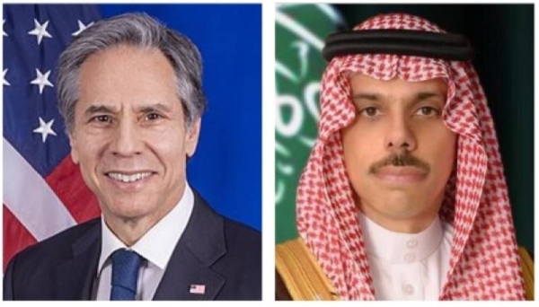 Prince Faisal, Blinken discuss joint efforts to establish foundations of peace