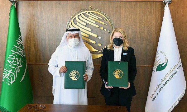 Advisor at the Royal Court and Supervisor General of KSrelief Dr. Abdullah Bin Abdulaziz Al Rabeeah and UNICEF Executive Director Catherine Russell represented their respective sides in signing the agreement.
