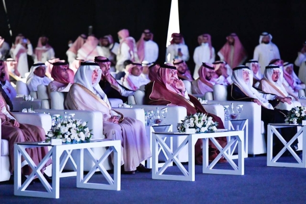 Prince Khaled Al-Faisal, advisor to the Custodian of the Two Holy Mosques and governor of Makkah Region, patronized here Wednesday the ceremony of the Ministry of Media on the occasion of 100 Hijri years of establishing Umm Al-Qura newspaper.