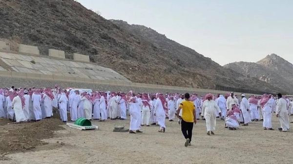 The acid attack victim was buried in Al-Shuhadaa Cemetery in Makkah on Sunday.