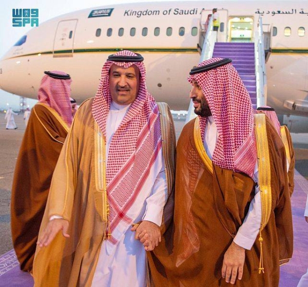 Crown Prince Mohammed bin Salman, Deputy Prime Minister, and Minister of Defense, arrived in Madinah Thursday morning.