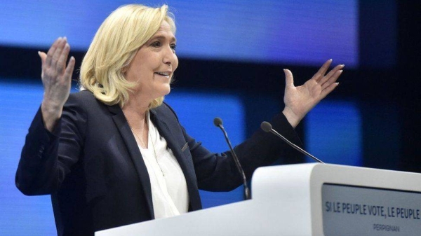 Marine Le Pen has gained from Eric Zemmour's decline in the opinion polls.