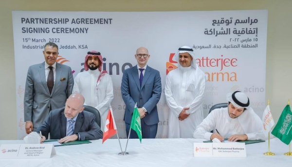 Acino, Batterjee Pharma sign agreement to support Saudi Arabia’s Health Sector Transformation Programmme