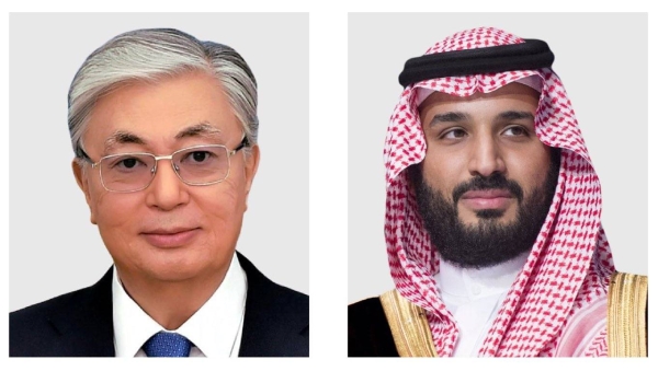 Crown Prince, Kazakhstan’s President discuss bilateral relations