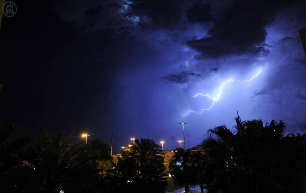 Most regions of Saudi Arabia to witness thunderstorms on Thursday