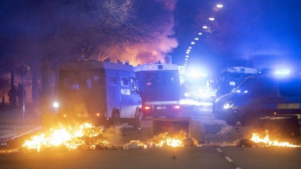 Rioting continued on Sunday in Sweden.