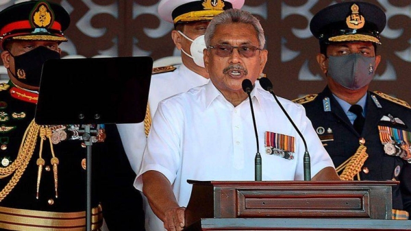 President Gotabaya Rajapaksa has so far refused to step down despite widespread protests.