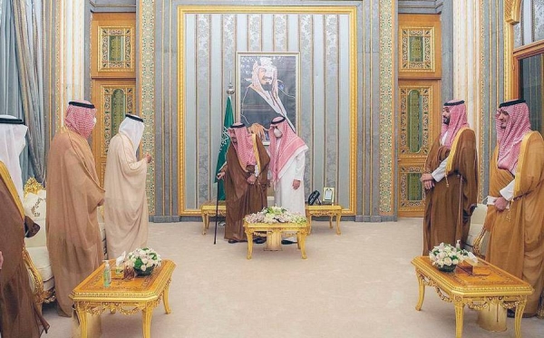 Custodian of the Two Holy Mosques King Salman received Wednesday at Al-Salam Palace here, in the presence of Crown Prince Muhammad Bin Salman, deputy prime minister, and minister of defense, the governors of the Kingdom's administrative regions to mark their annual 29th meeting.