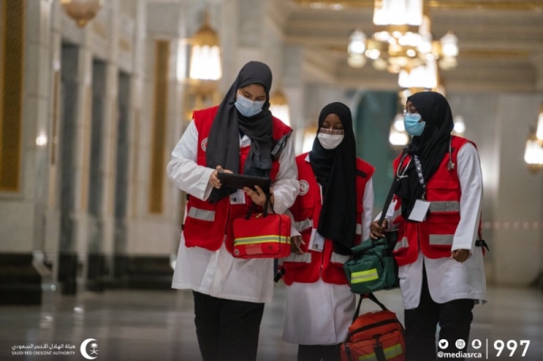 Saudi Red Crescent tended to more than 11,000 reports in Grand Mosque