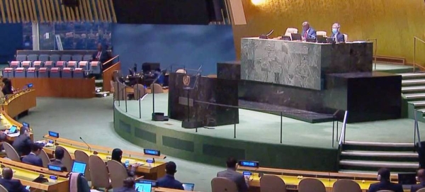 
The 76th session of the General Assembly adopted without a vote, a resolution mandating that it meets whenever a veto is cast in the Security Council. — courtesy UN Web TV