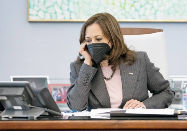 Vice President Kamala Harris tested positive for COVID-19 on Tuesday after returning from a weeklong trip to California.