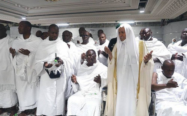 President Alassane Ouattara of the Republic of Cote d'Ivoire Tuesday performed Umrah.