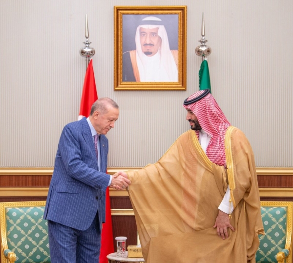Crown Prince, Erdogan discuss Saudi-Turkish relations