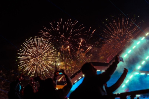 Fireworks fill Kingdom's sky with colors of joy on Eid Al-Fitr