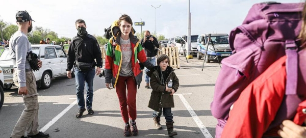 Civilians evacuated from the Azovstal steel plant in Mariupol reach safety in Zaporizhzhia. — courtesy UNOCHA/Kateryna Klochko