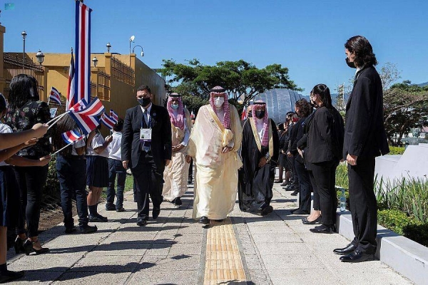 Elkhereiji represents King Salman at inauguration of Costa Rican president