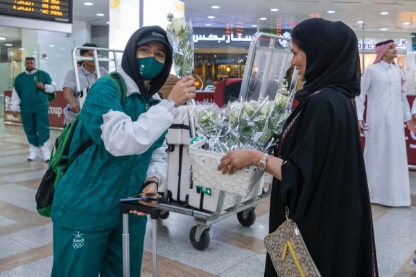 The women's futsal team arrived on Kuwait on Wednesday