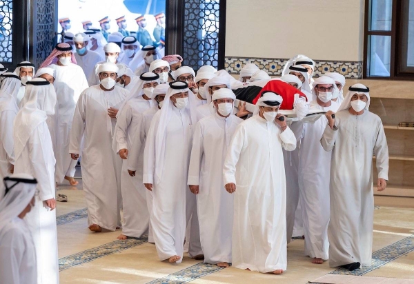 Sheikh Khalifa bin Zayed is laid to rest.