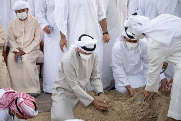 Sheikh Khalifa bin Zayed is laid to rest.