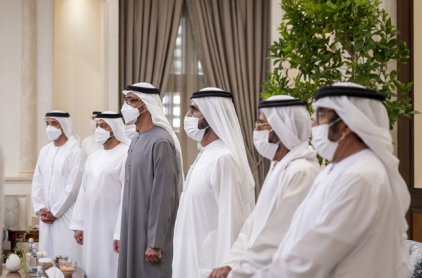 UAE rulers pledge allegiance to new President