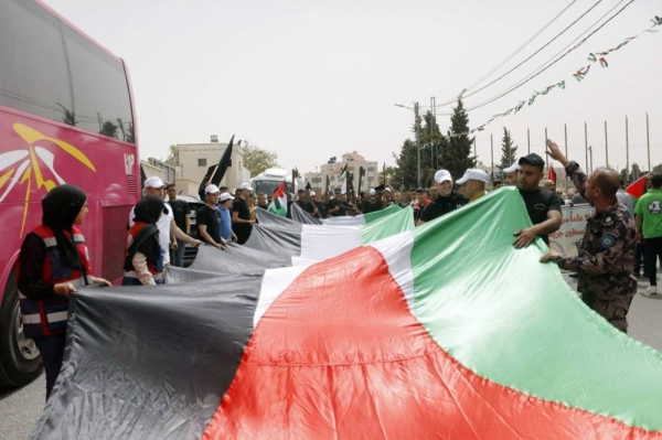 Thousands of Palestinians took to the street marking the 74th anniversary of the Palestinian Nakba (Catastrophe) on Sunday.