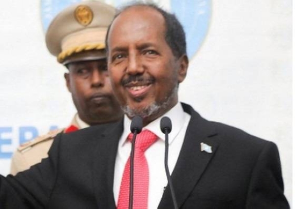 Somalia's newly elected president Hassan Sheikh Mohamud