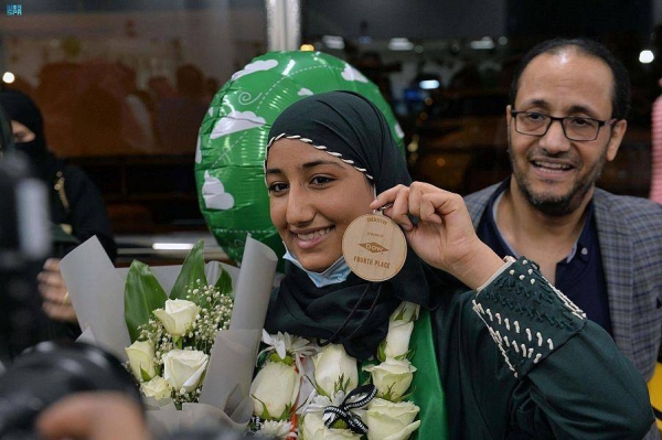 ISEF 2022: Saudi winners accorded a rousing welcome at Riyadh airport