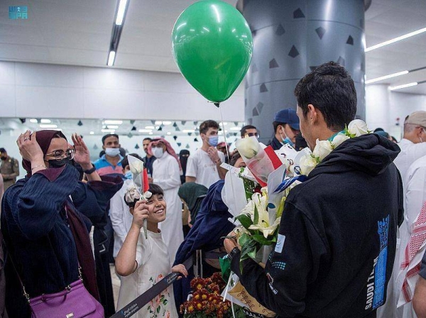 ISEF 2022: Saudi winners accorded a rousing welcome at Riyadh airport