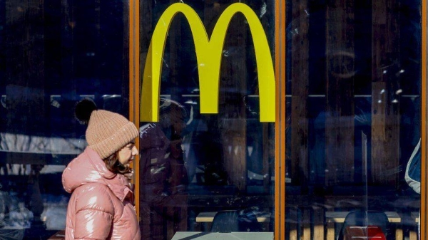 A McDonald's restaurant in Moscow.
