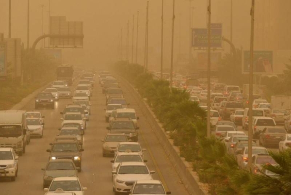 The Ministry of Health warned asthma patients, children, the elderly and heart patients to take precautions during the current dust storm.