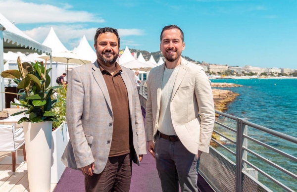 Saudi Film Pavilion at the 75th Cannes International Film Festival. (Supplied)