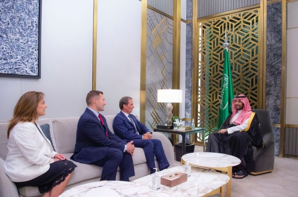 Crown Prince Mohammed Bin Salman, deputy prime minister and minister of defense, received on Tuesday a number of members of the United States Congress.