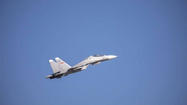 Taiwan said China had sent J-11 fighter jets (file photo)