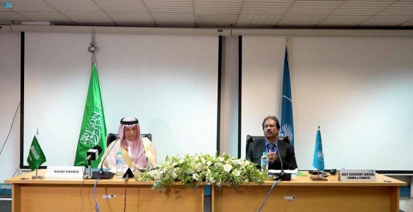 Advisor at the Saudi Royal Court Ahmed bin Abdulaziz Qattan visits the COMESA headquarters in Lusaka, Zambia.