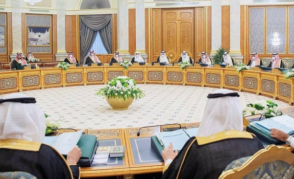 Custodian of the Two Holy Mosques King Salman chaired the Cabinet session on Tuesday afternoon at Al-Salam Palace.